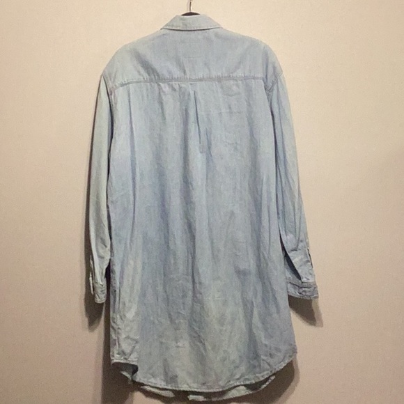 Pull & Bear denim shirt dress size medium - Picture 5 of 7